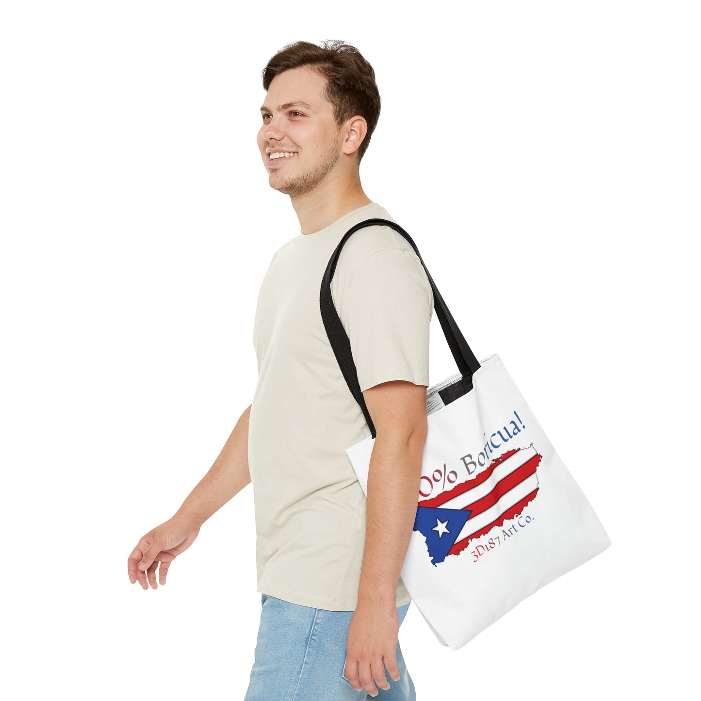 100% Boricua! Tote Bag