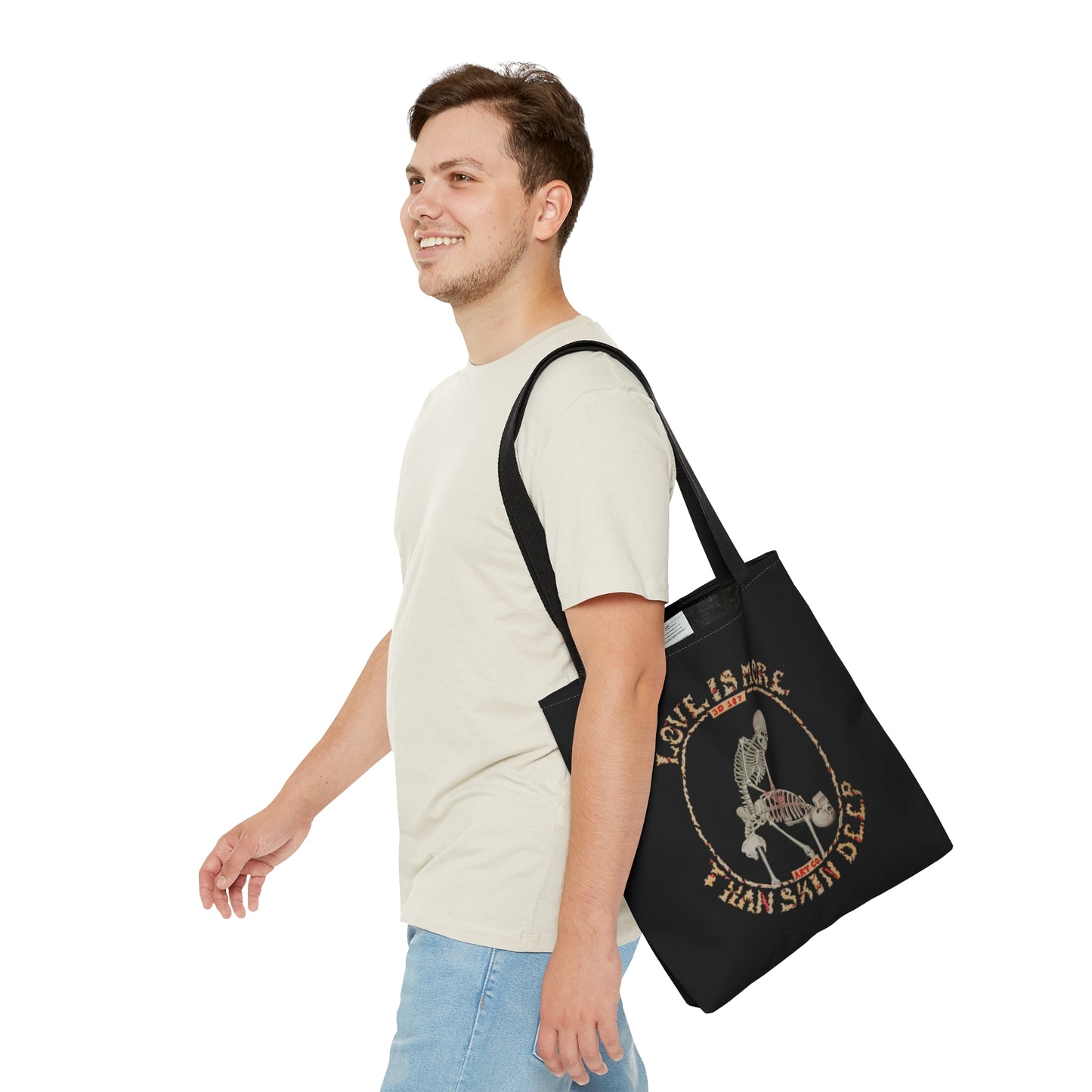 Love Is More Than Skin Deep Tote Bag by Phasm