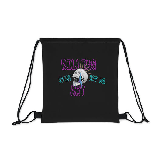 Killing Art Drawstring Bag