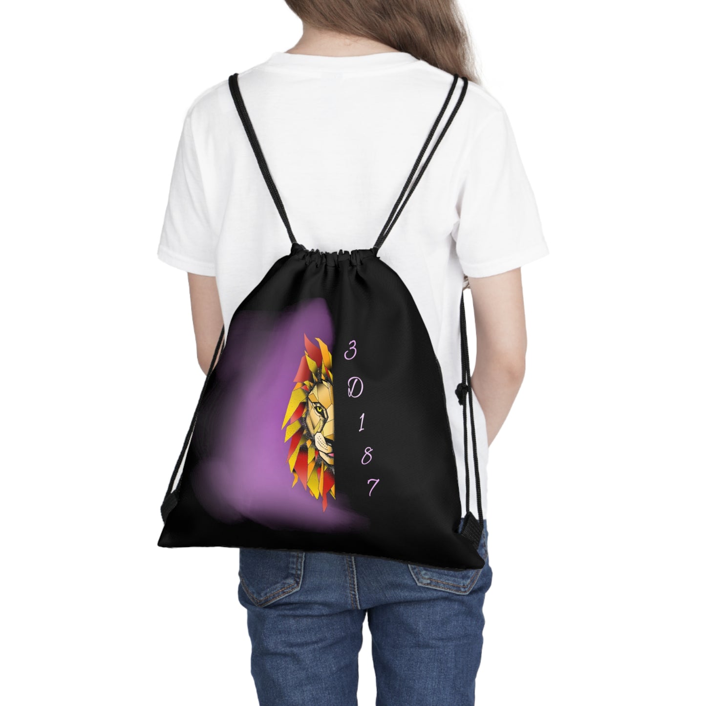 The Lion Drawstring Bag by 3D