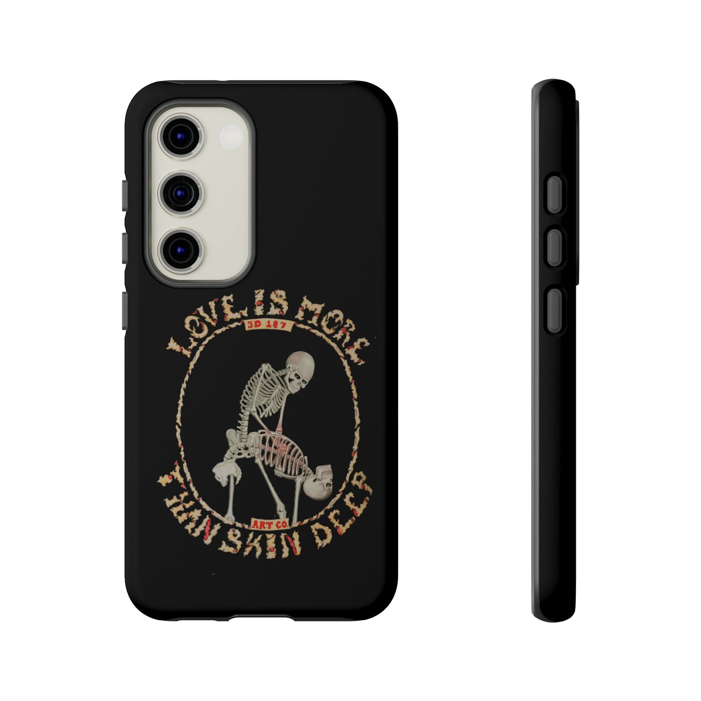 Love Is More Than Skin Deep Tough Phone Case by Phasm