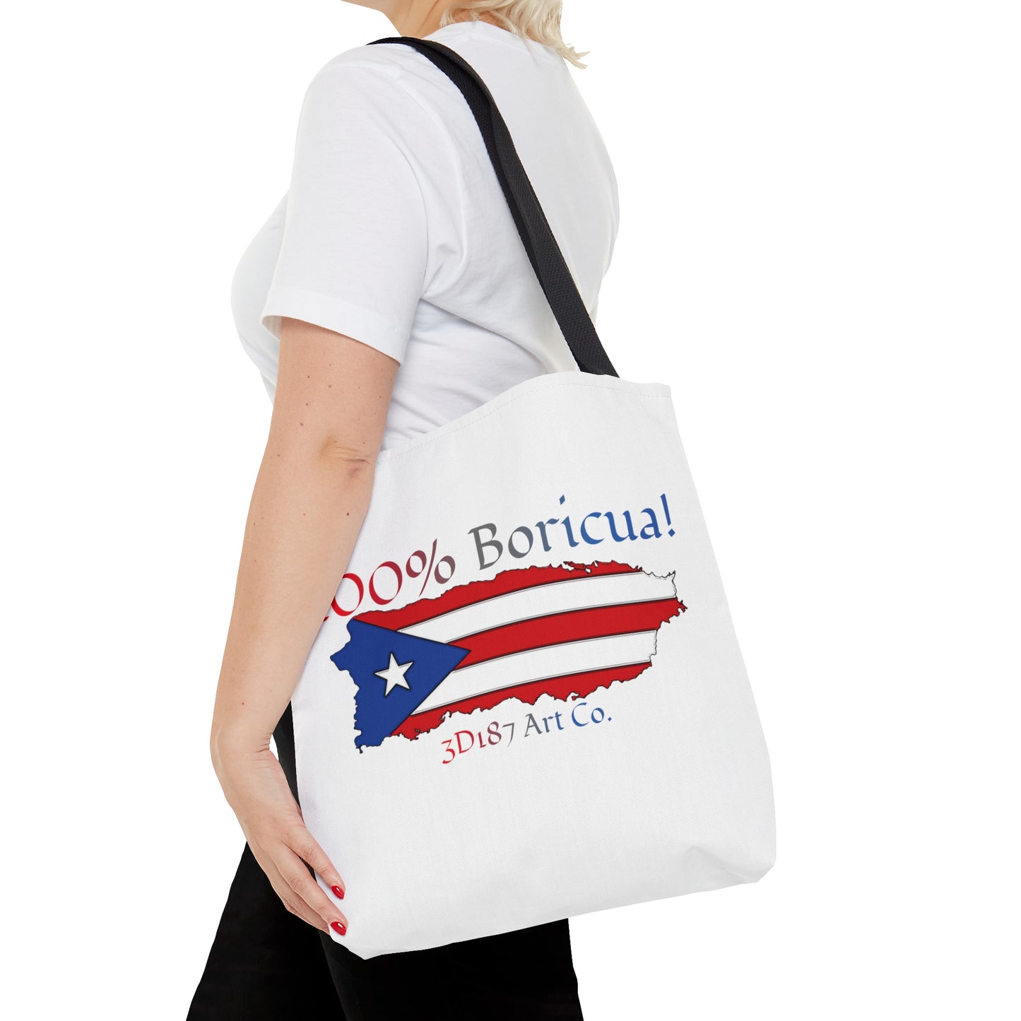 100% Boricua! Tote Bag