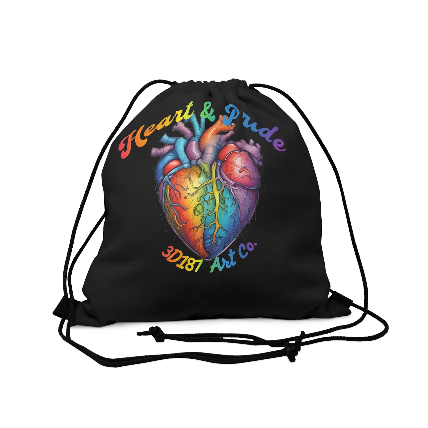 Heart & Pride Drawstring Bag