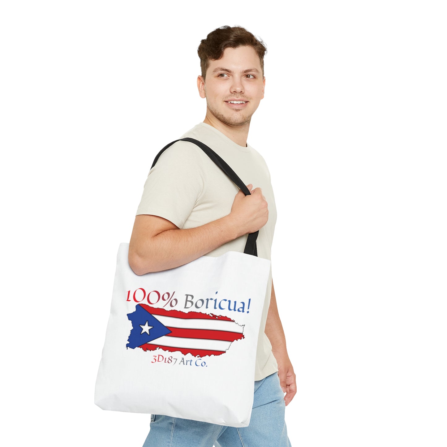 100% Boricua! Tote Bag