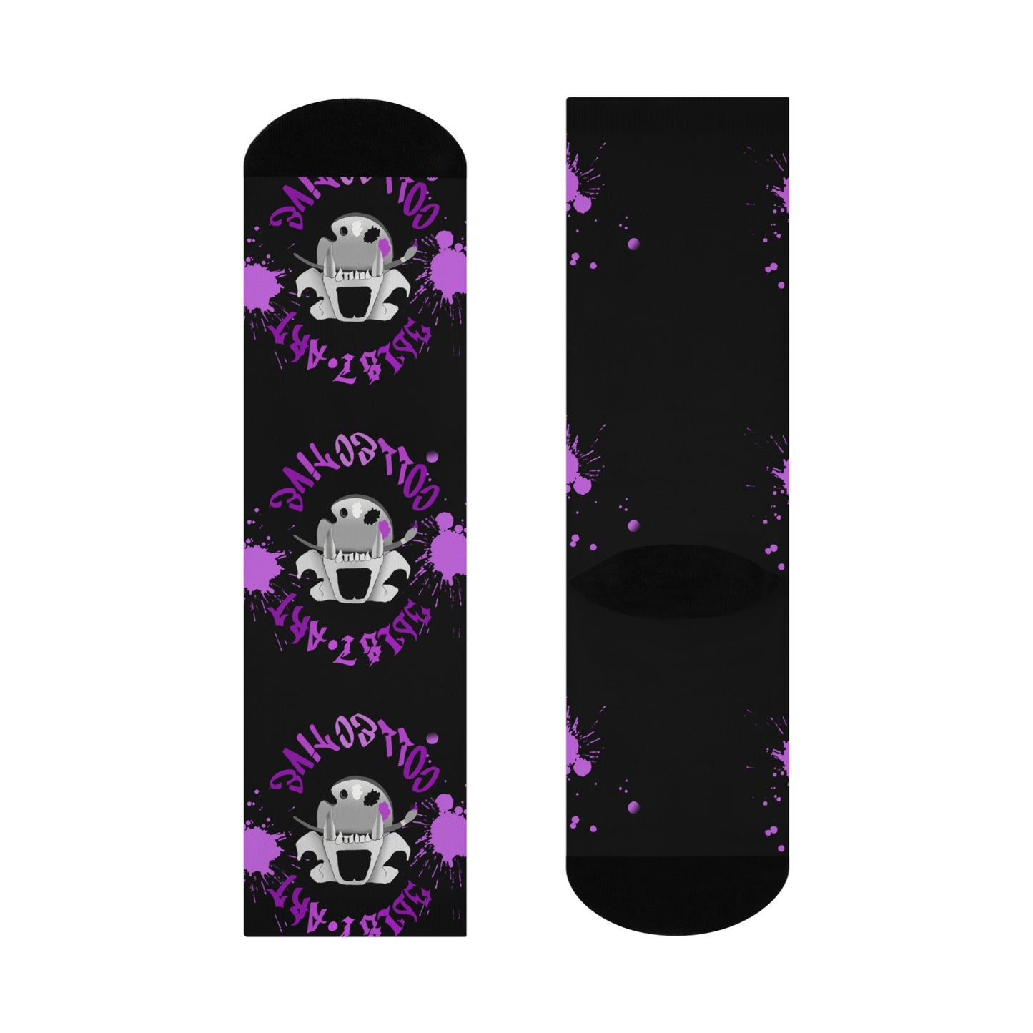 Visionary Loyalty Purple Crew Socks