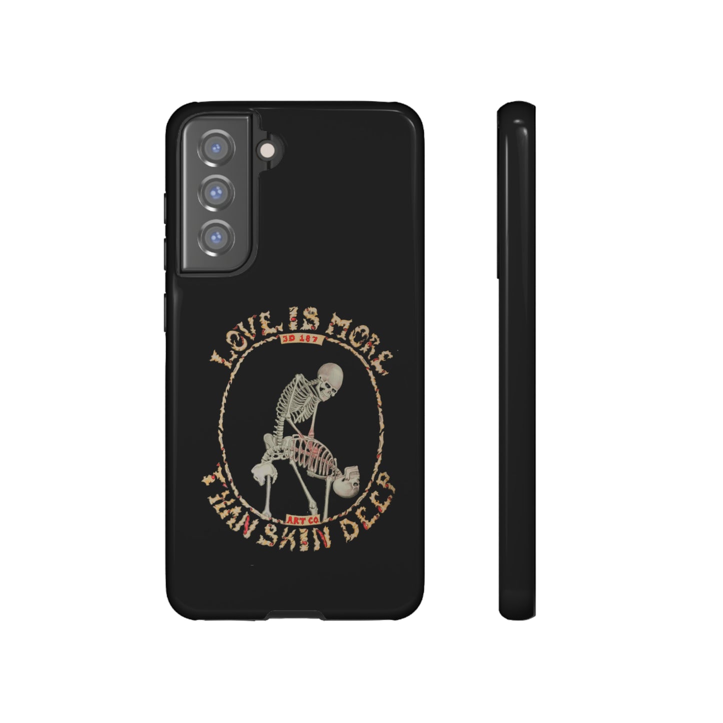 Love Is More Than Skin Deep Tough Phone Case by Phasm