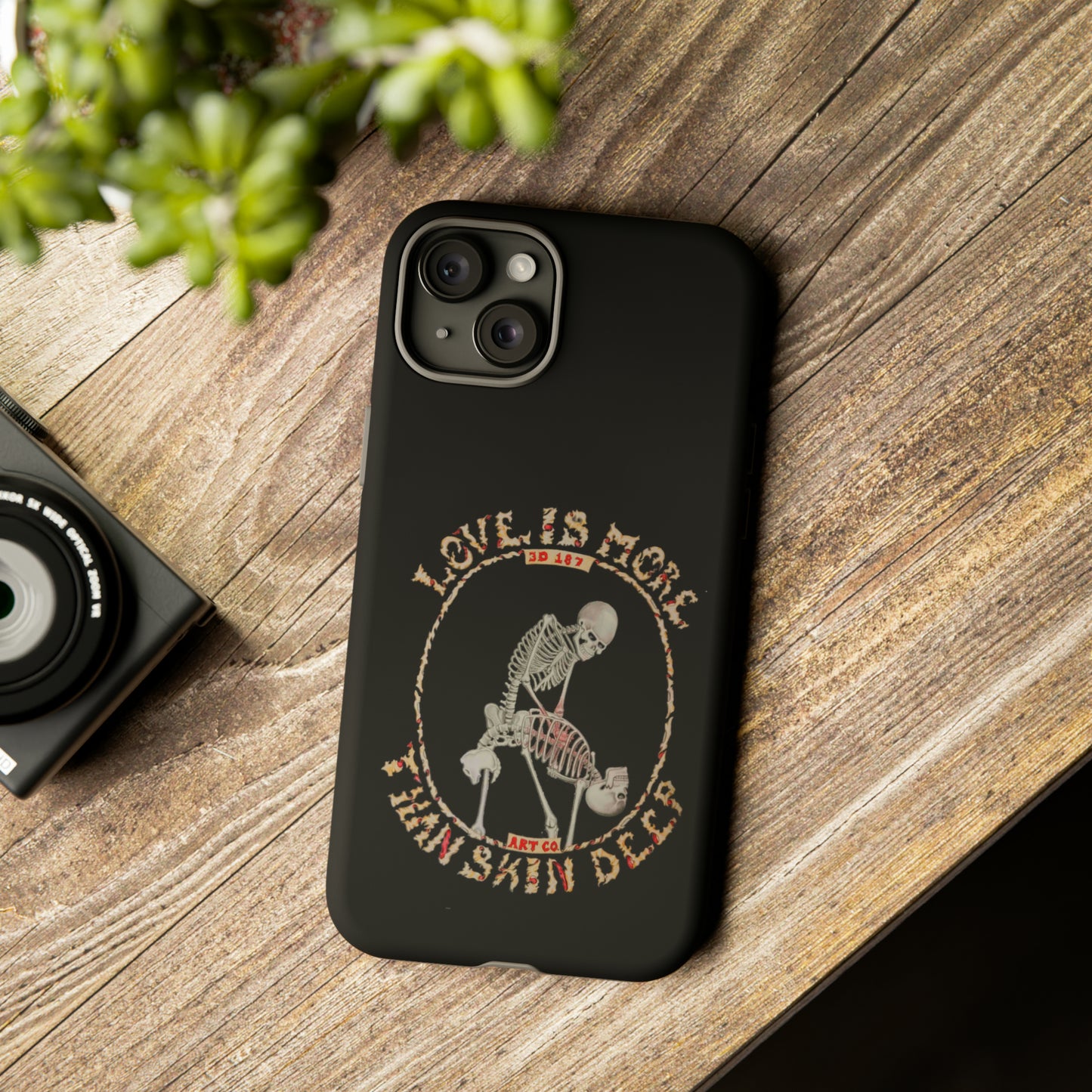 Love Is More Than Skin Deep Tough Phone Case by Phasm