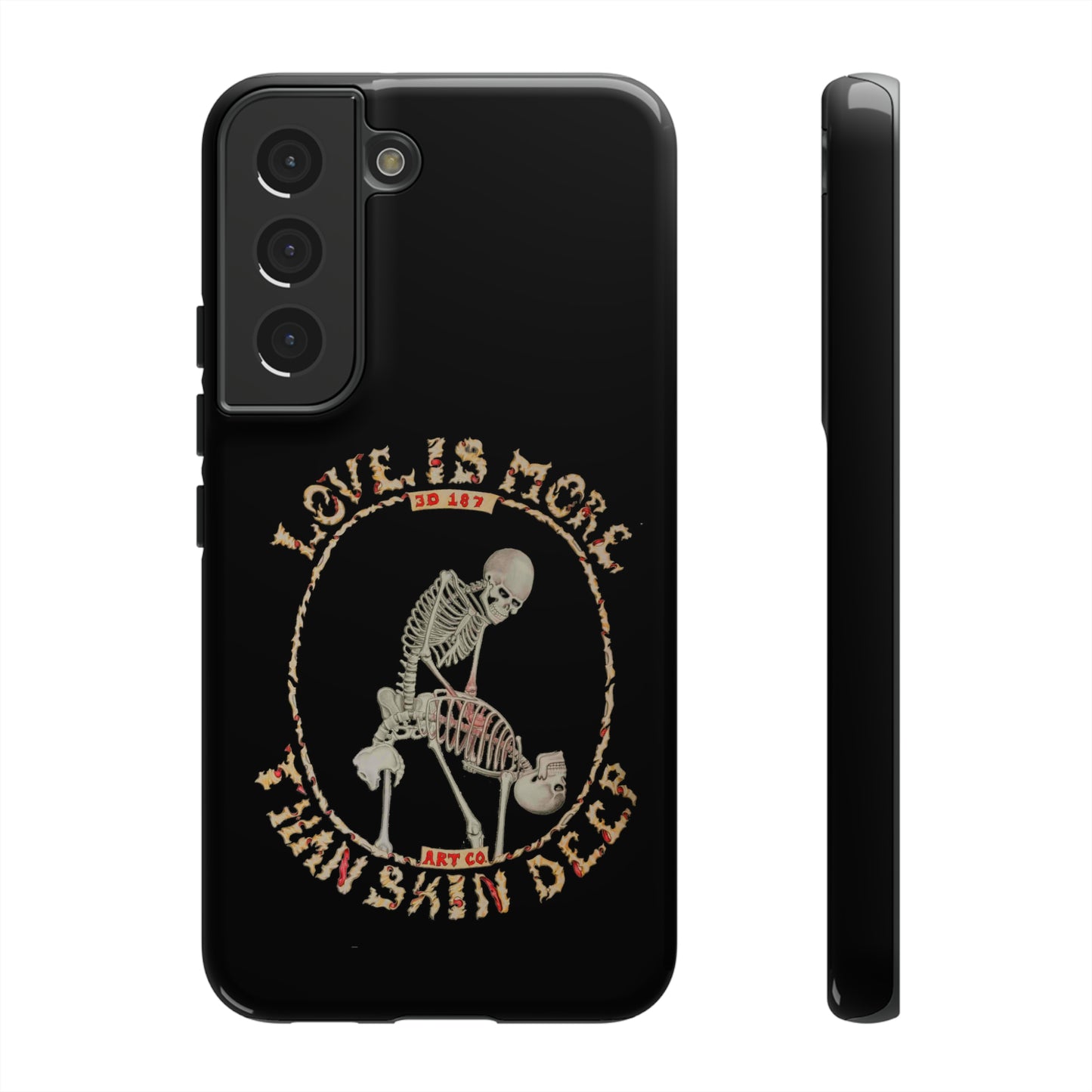 Love Is More Than Skin Deep Tough Phone Case by Phasm