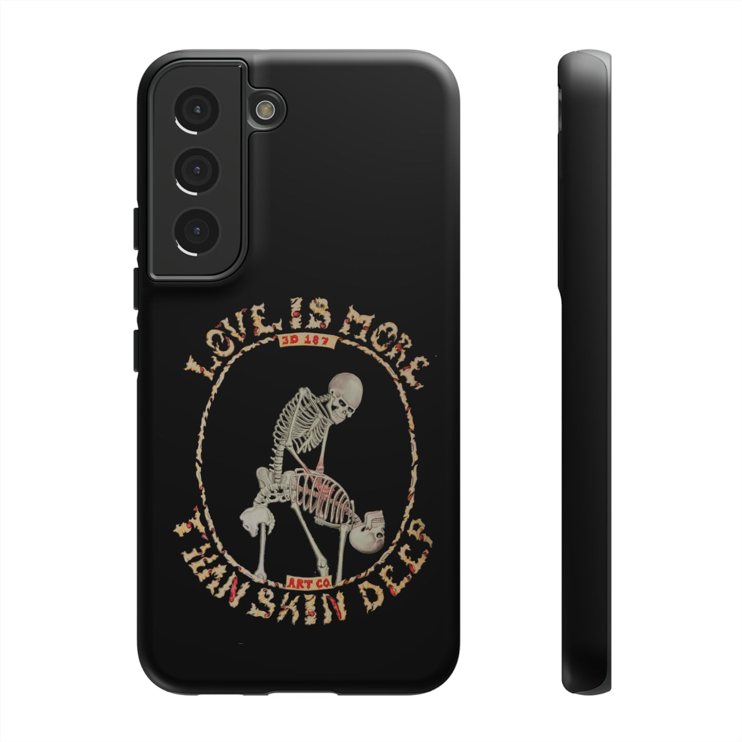 Love Is More Than Skin Deep Tough Phone Case by Phasm