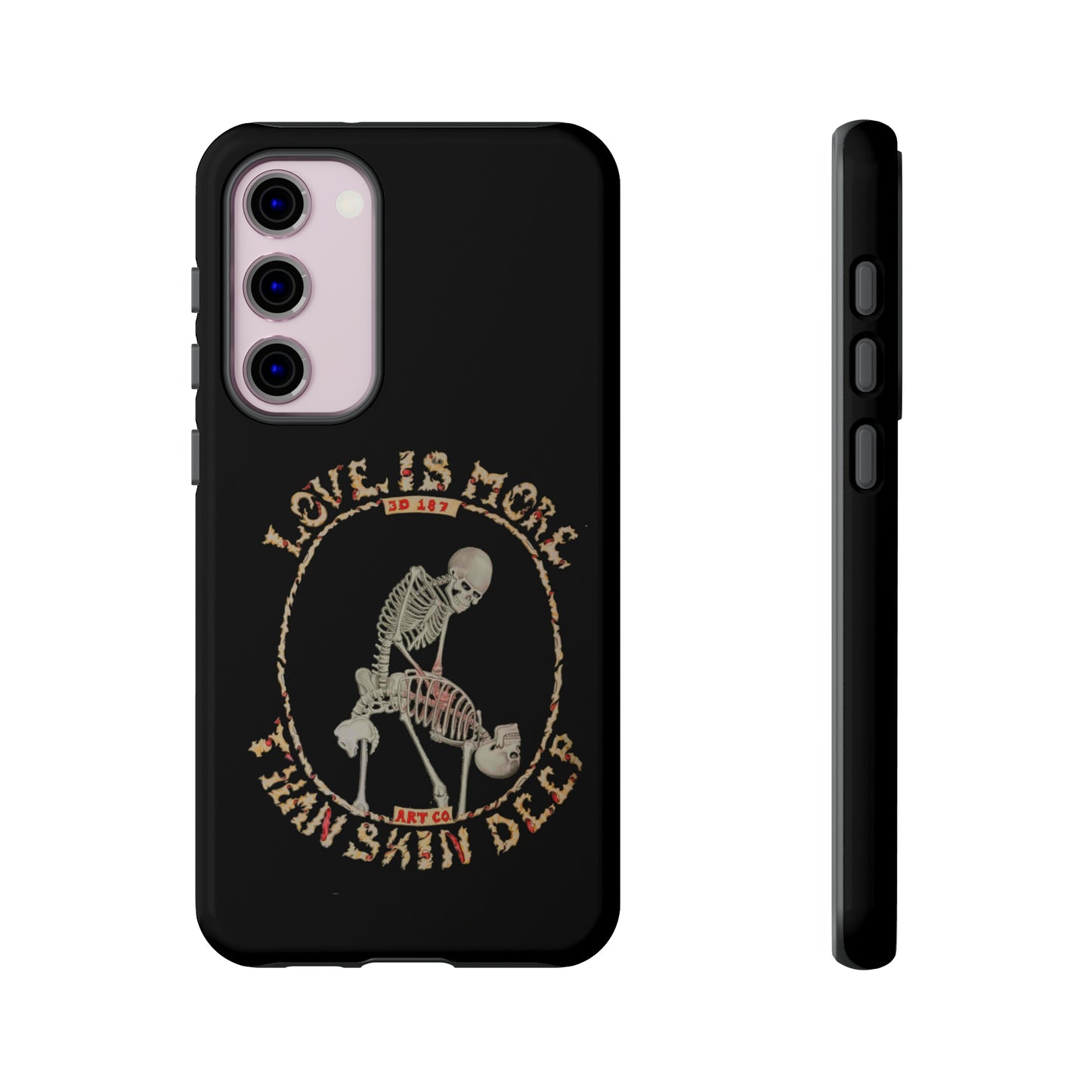 Love Is More Than Skin Deep Tough Phone Case by Phasm