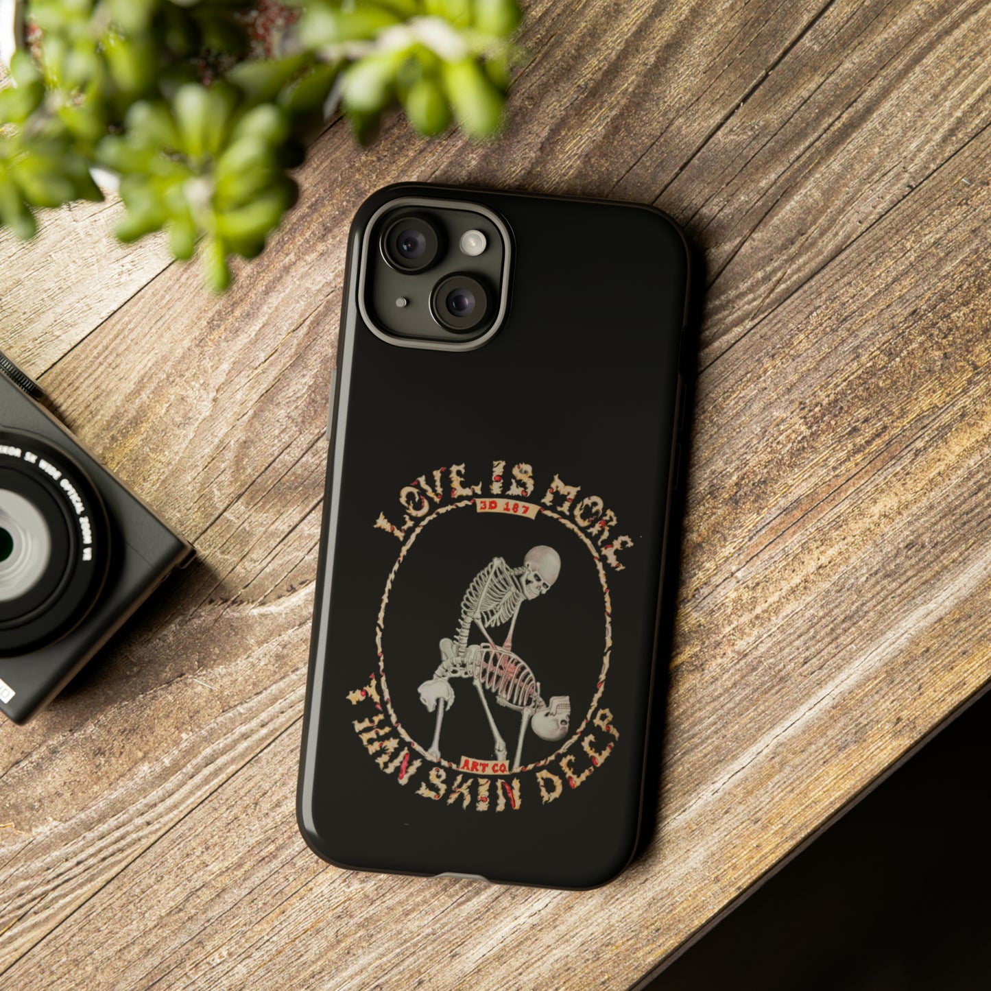 Love Is More Than Skin Deep Tough Phone Case by Phasm