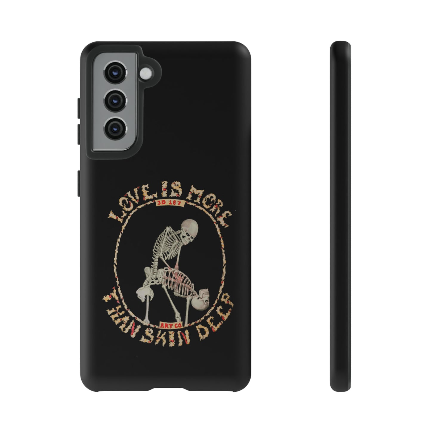 Love Is More Than Skin Deep Tough Phone Case by Phasm