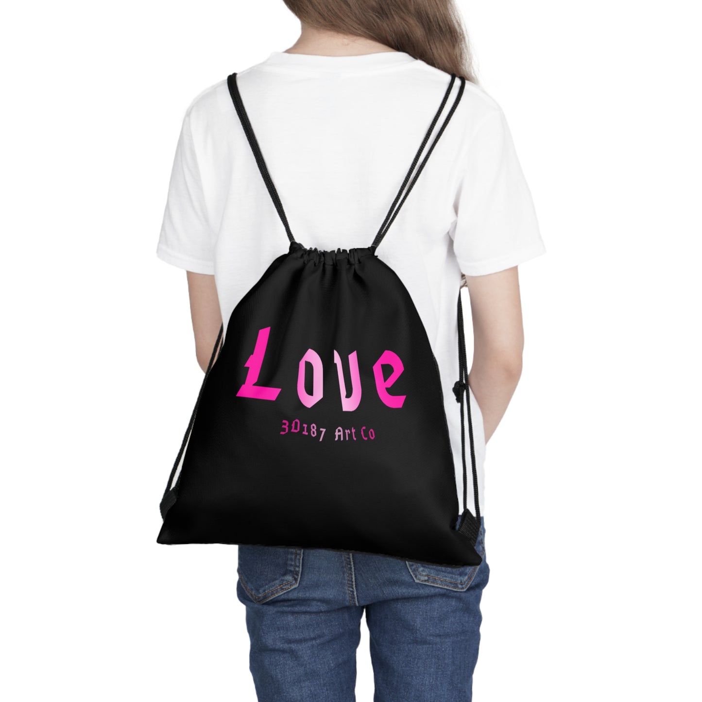 Statement: Love Drawstring Bag