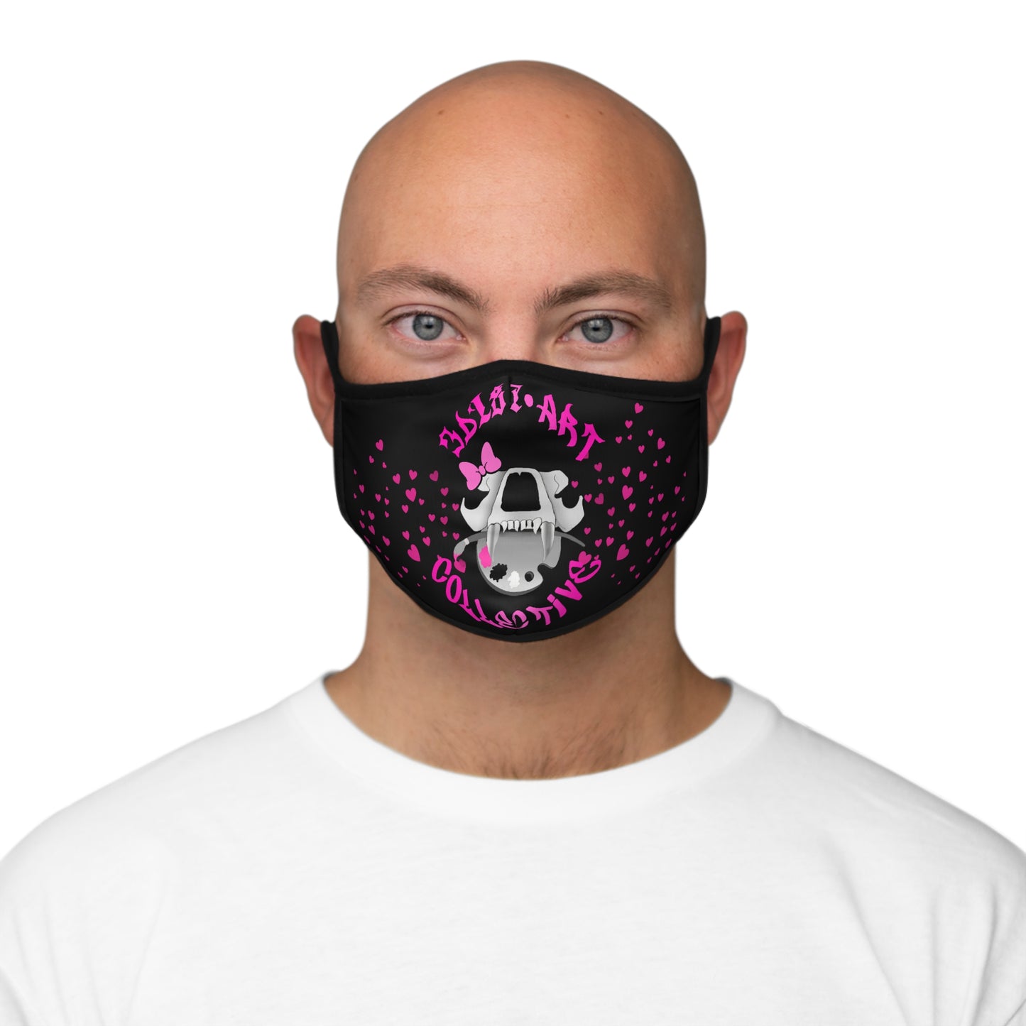 Visionary Hearts Fitted Mask