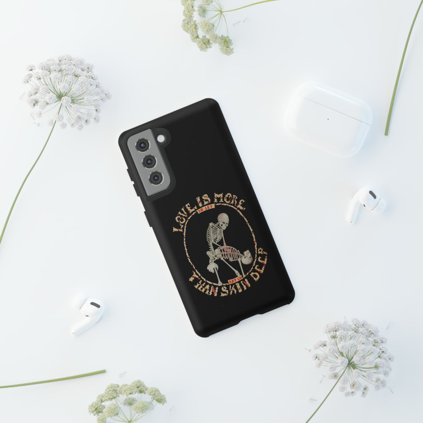 Love Is More Than Skin Deep Tough Phone Case by Phasm