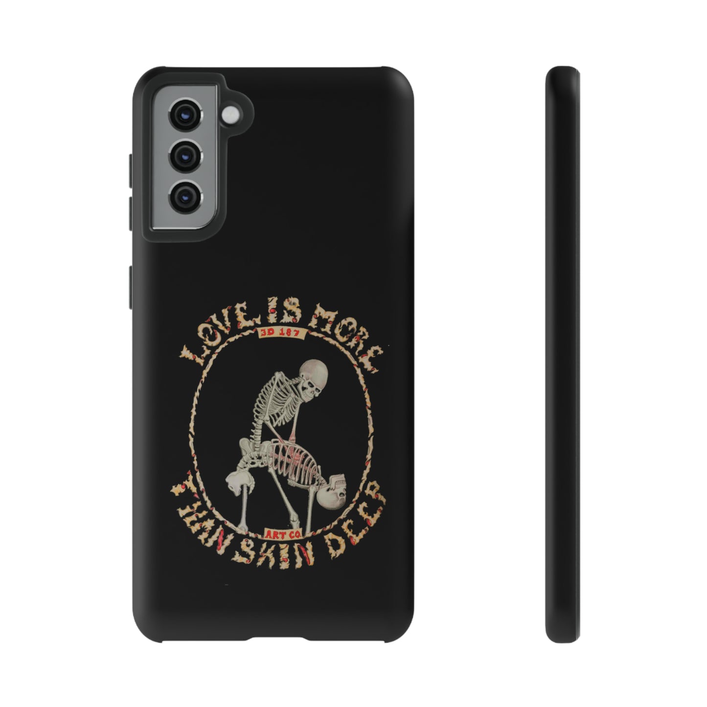 Love Is More Than Skin Deep Tough Phone Case by Phasm