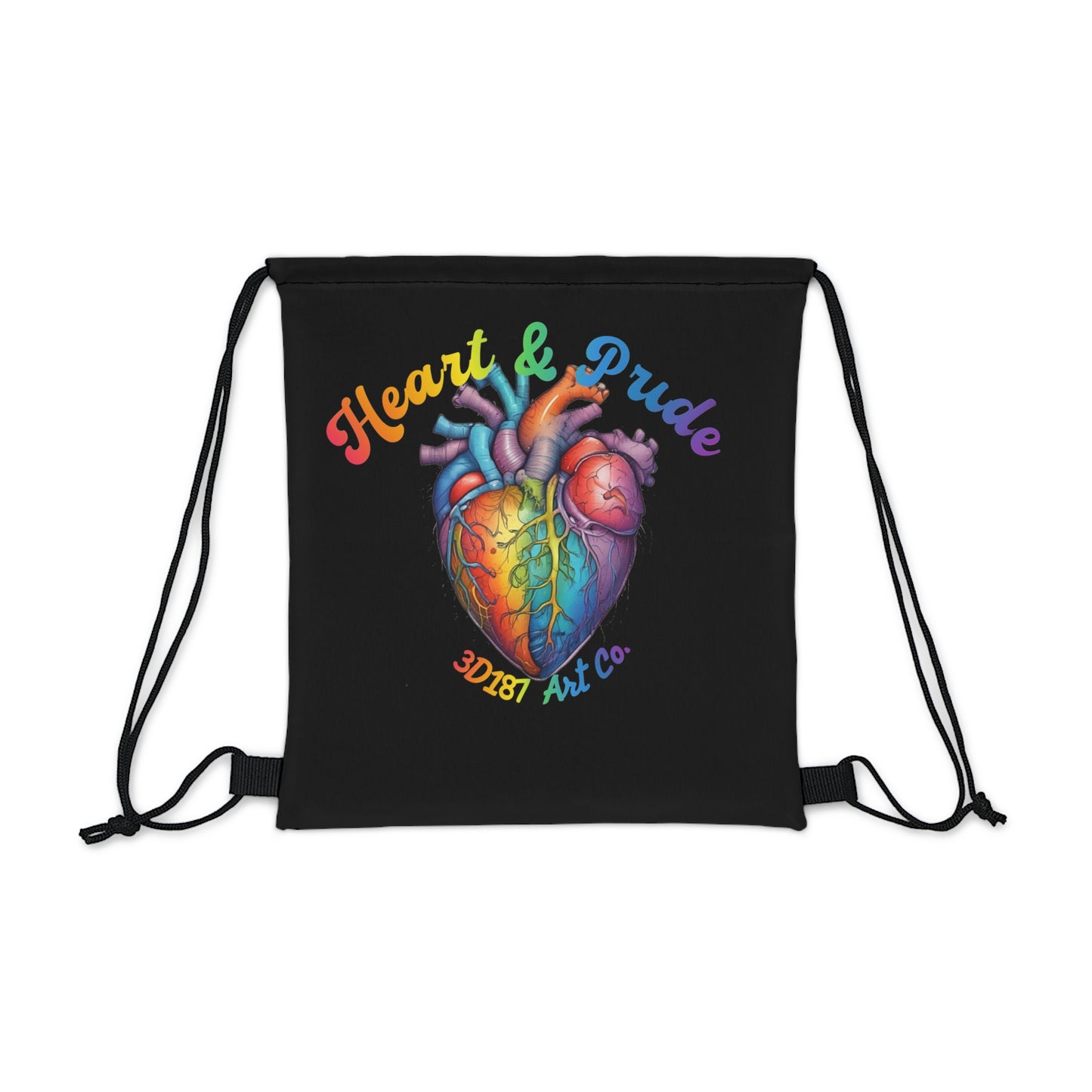 Heart & Pride Drawstring Bag