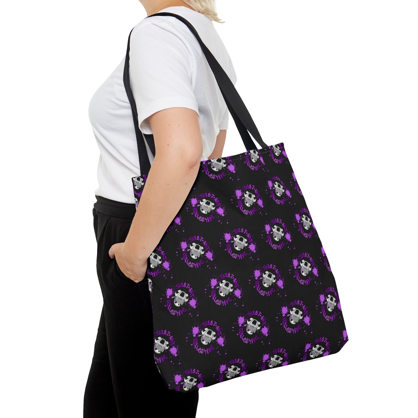 Visionary Loyalty Purple Tote Bag (AOP)