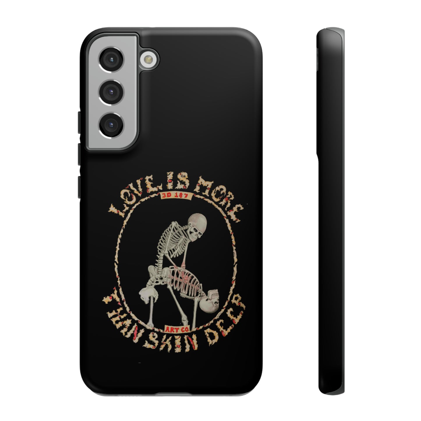 Love Is More Than Skin Deep Tough Phone Case by Phasm