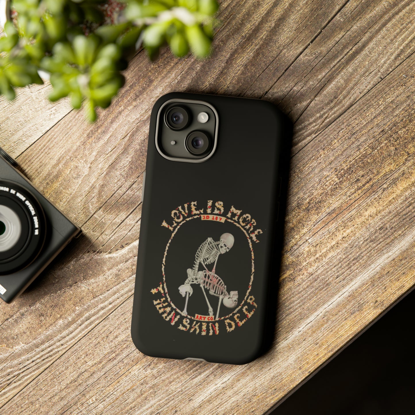 Love Is More Than Skin Deep Tough Phone Case by Phasm