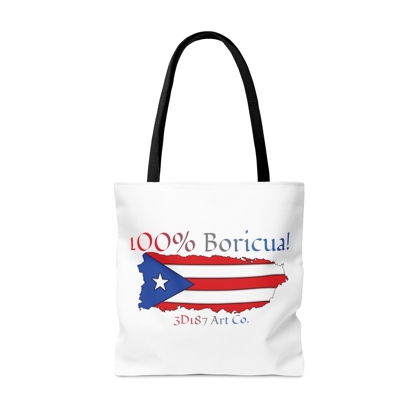 100% Boricua! Tote Bag