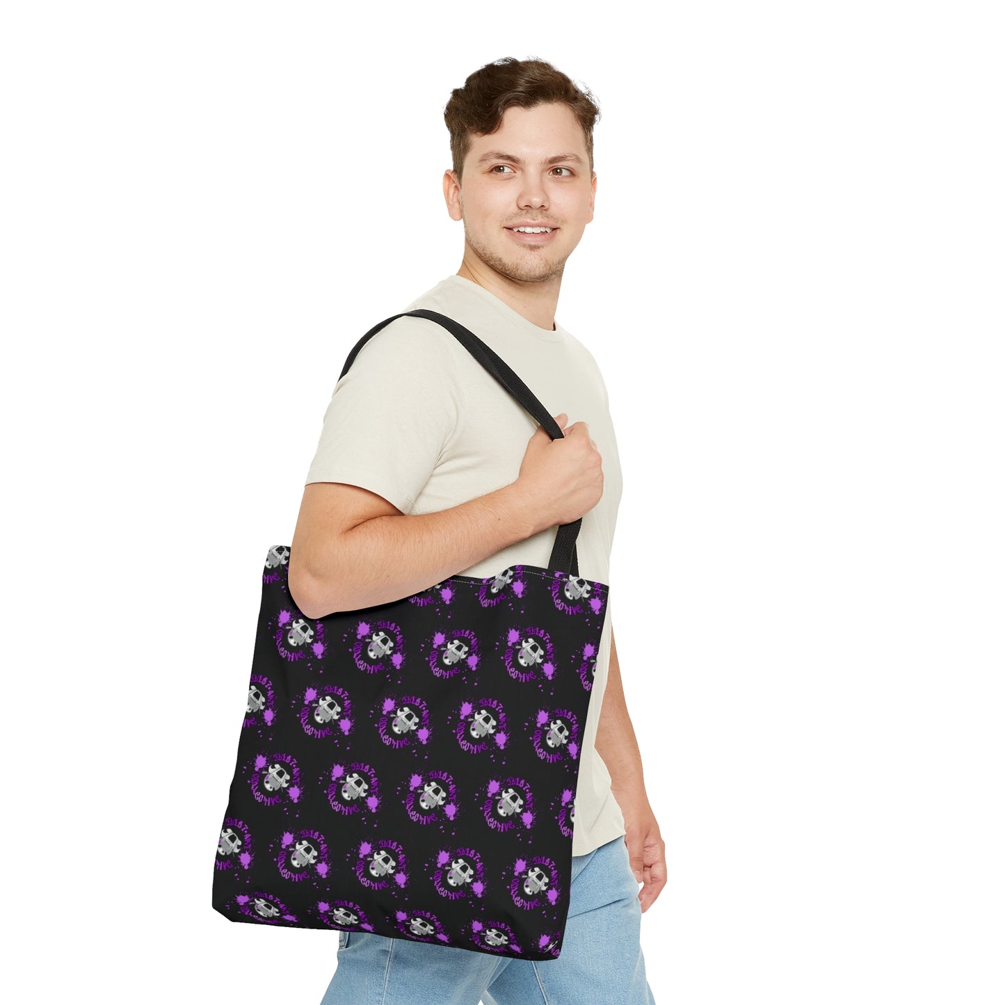 Visionary Loyalty Purple Tote Bag (AOP)