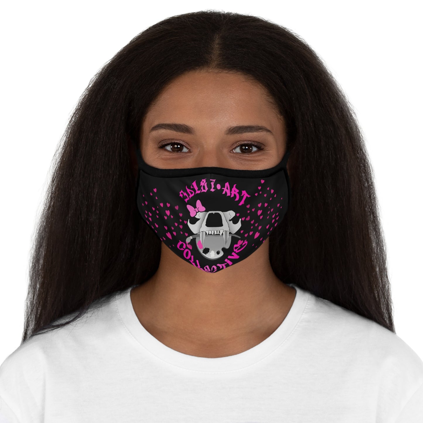 Visionary Hearts Fitted Mask