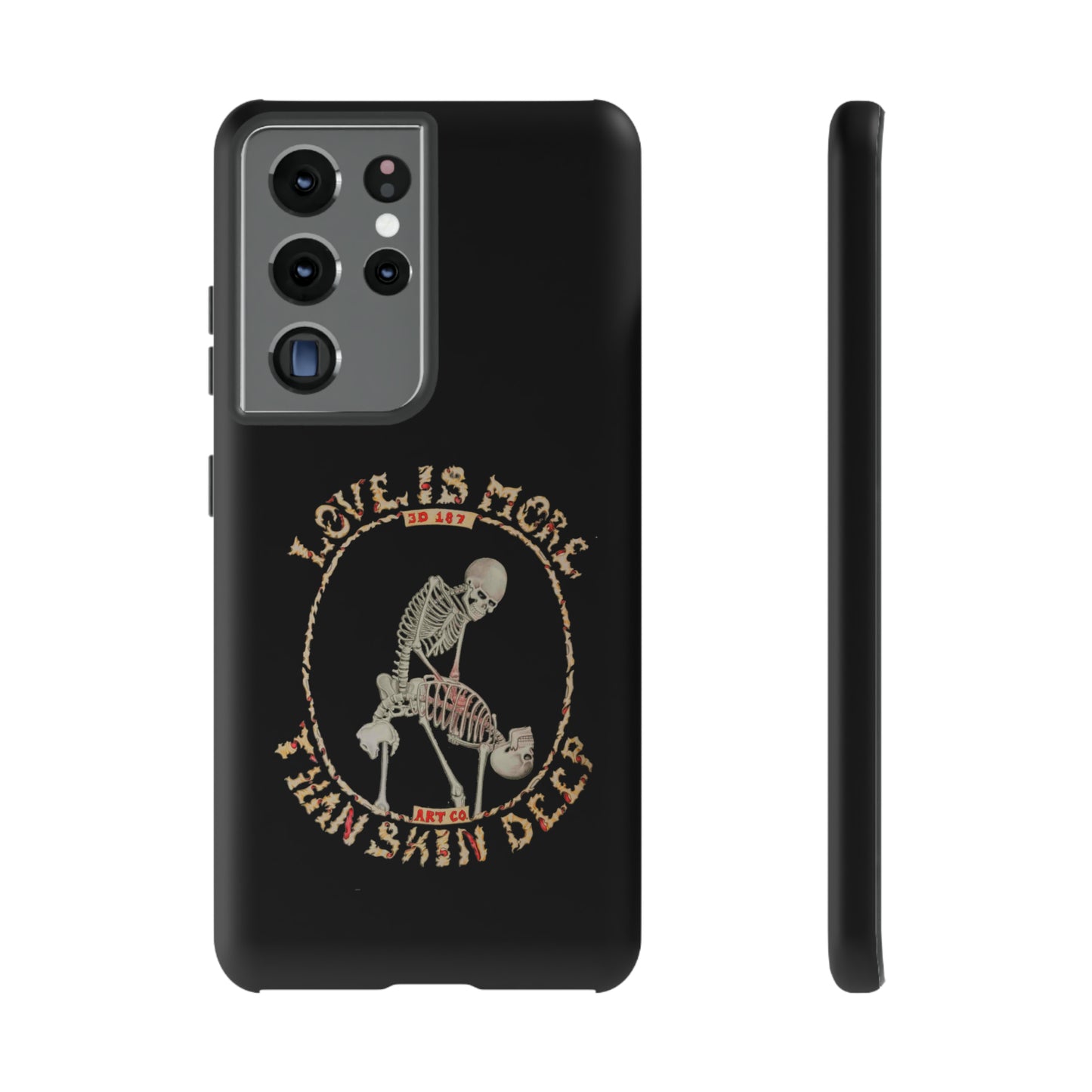 Love Is More Than Skin Deep Tough Phone Case by Phasm