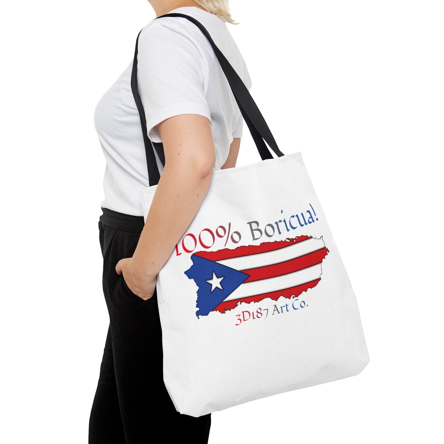 100% Boricua! Tote Bag