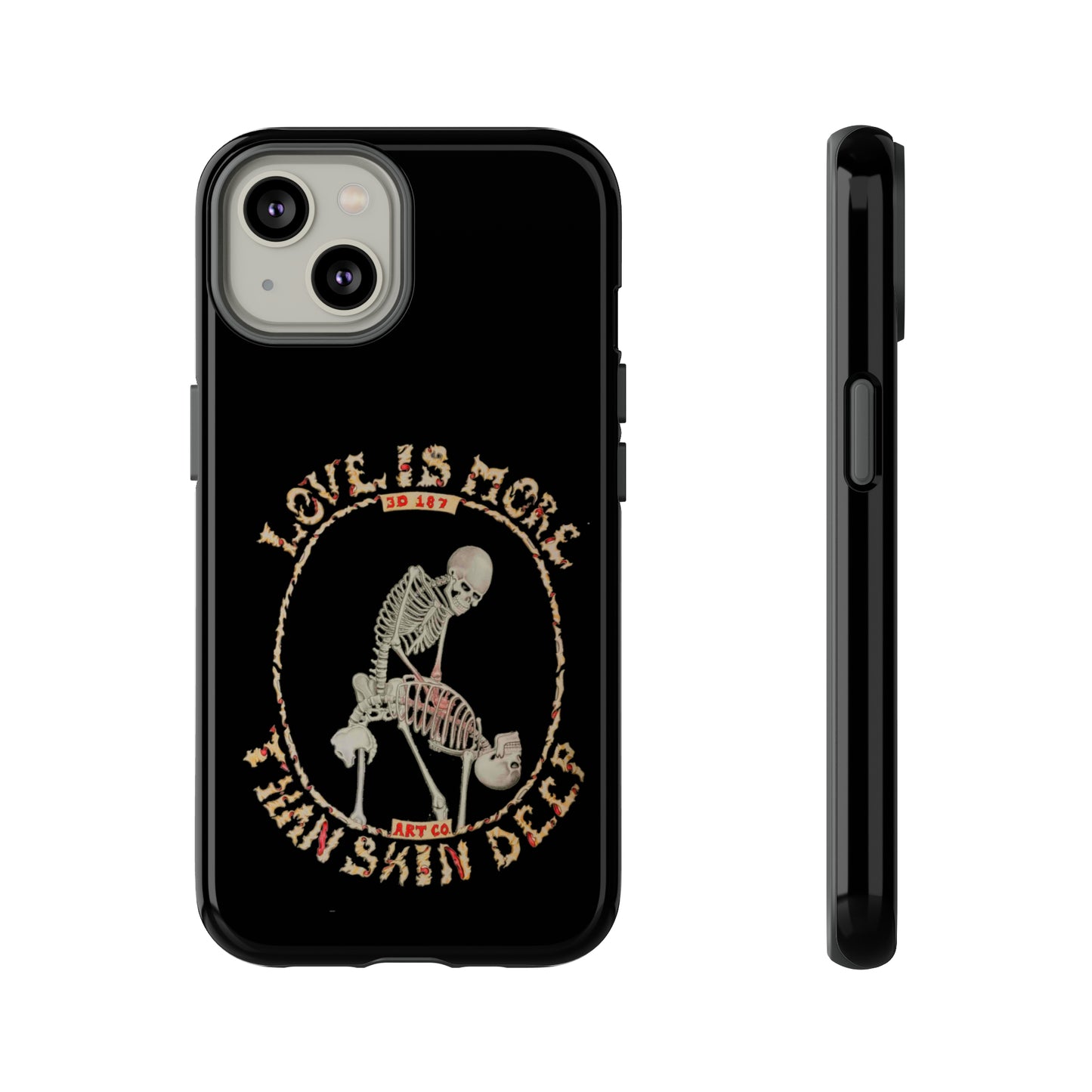 Love Is More Than Skin Deep Tough Phone Case by Phasm