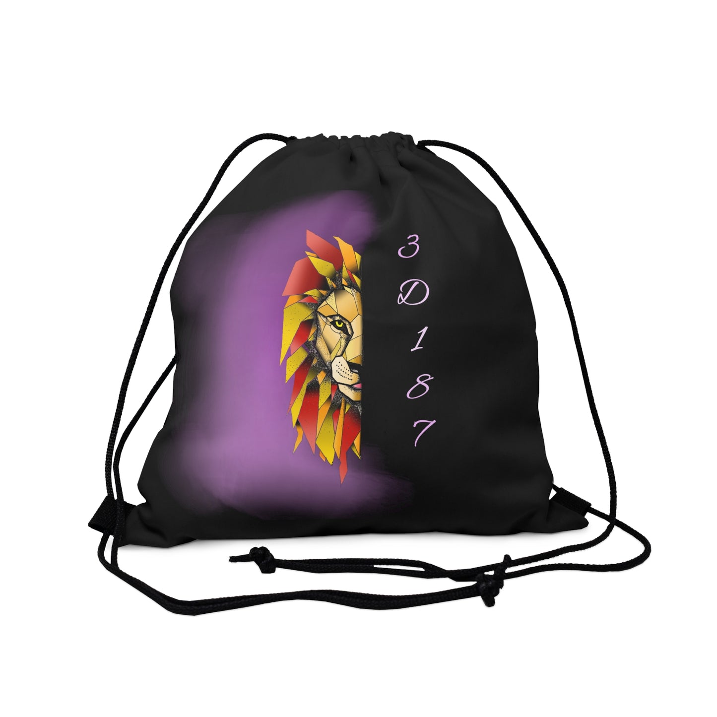 The Lion Drawstring Bag by 3D