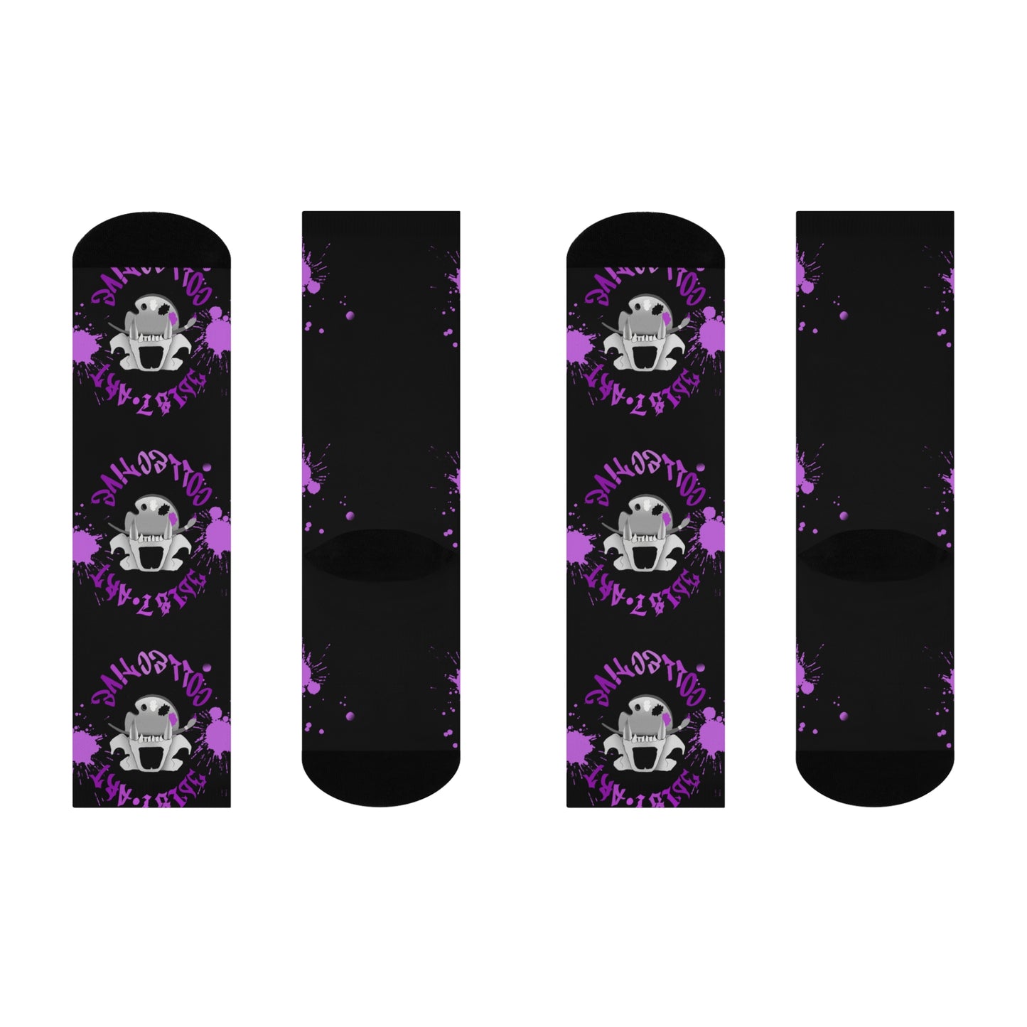 Visionary Loyalty Purple Crew Socks