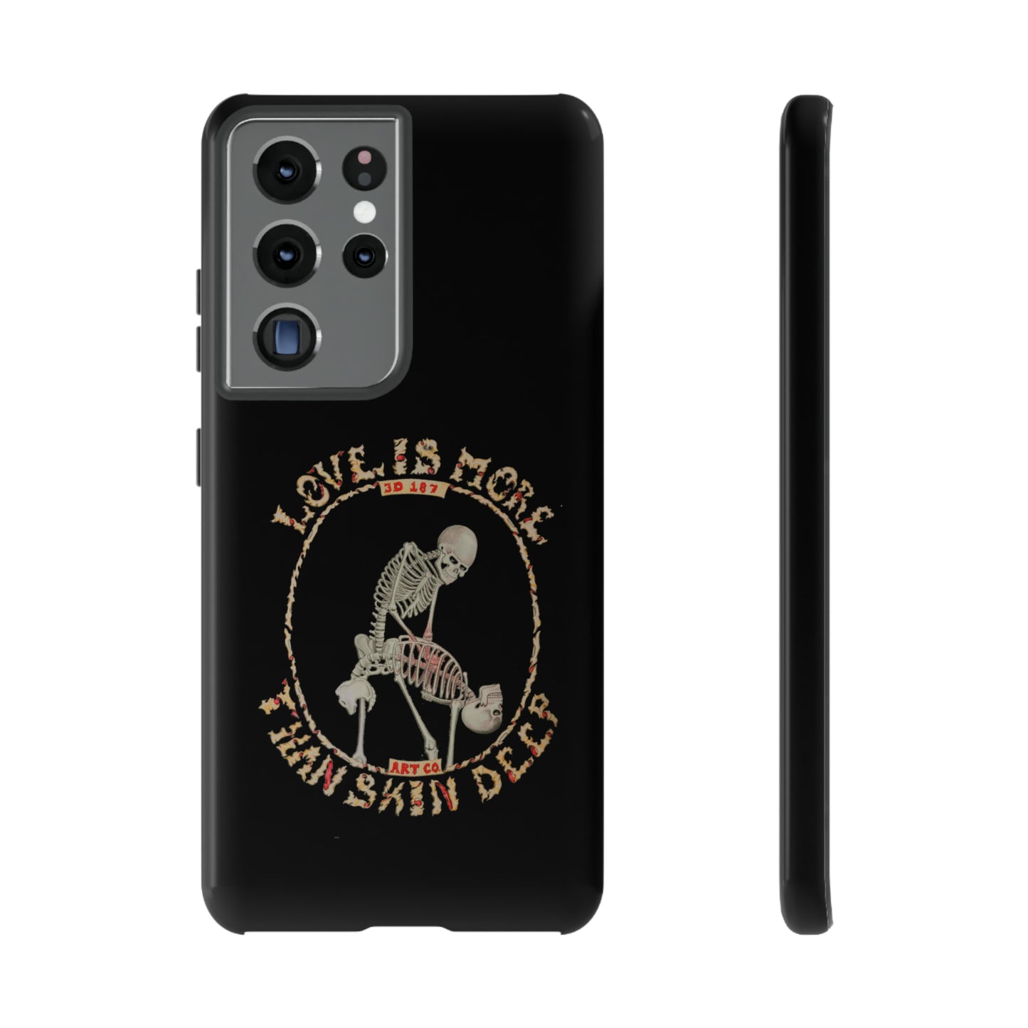 Love Is More Than Skin Deep Tough Phone Case by Phasm