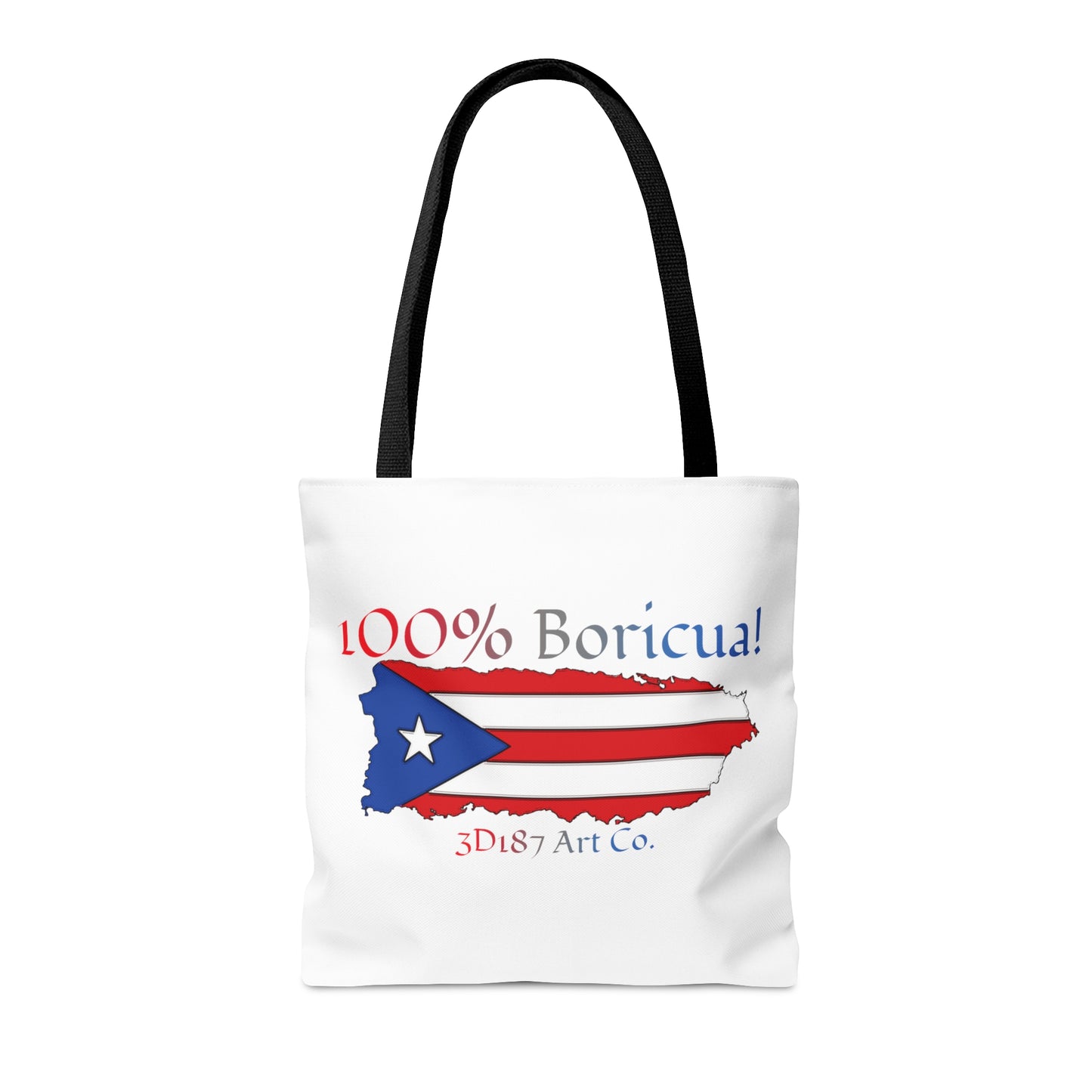 100% Boricua! Tote Bag