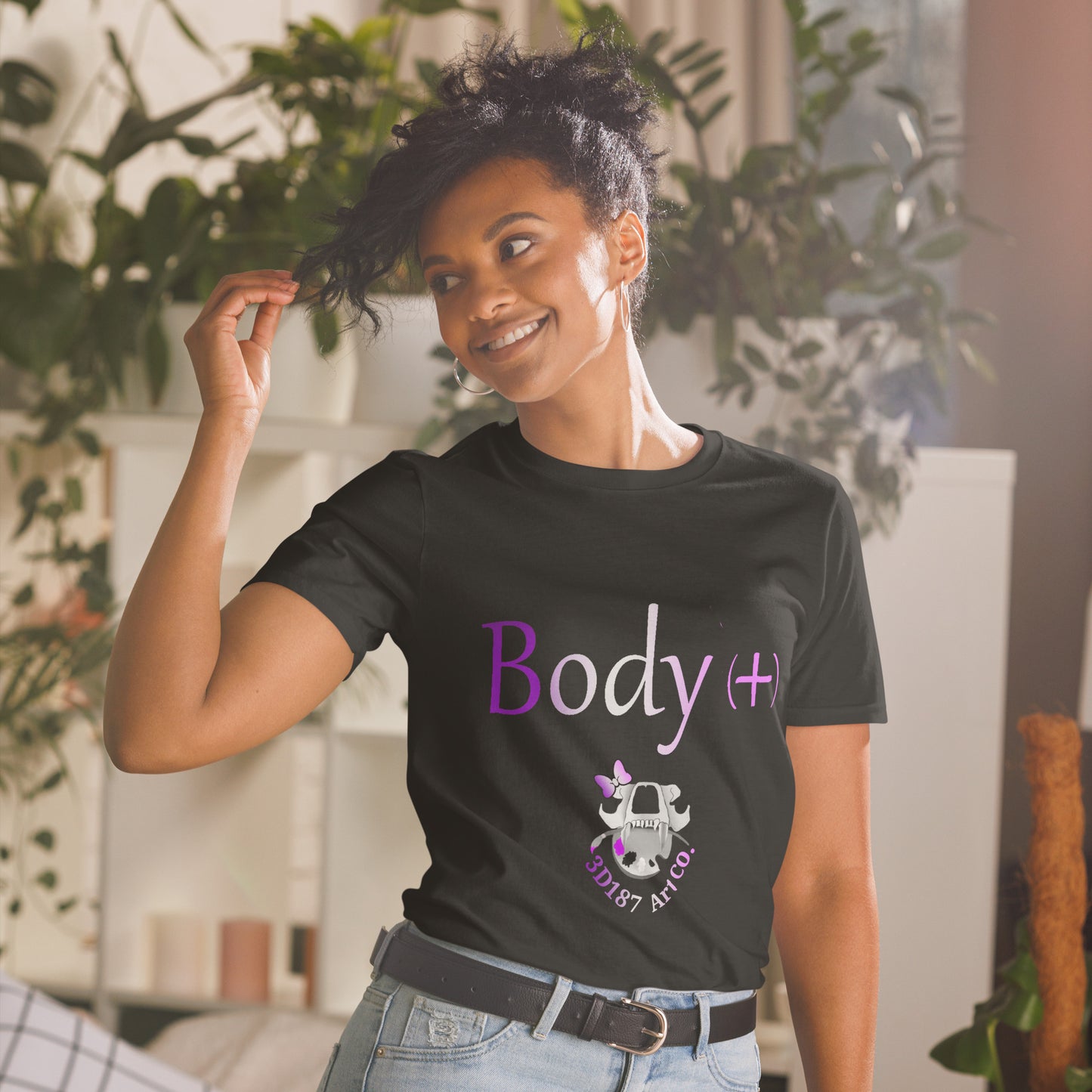 Cuerpo (+): Camiseta morada