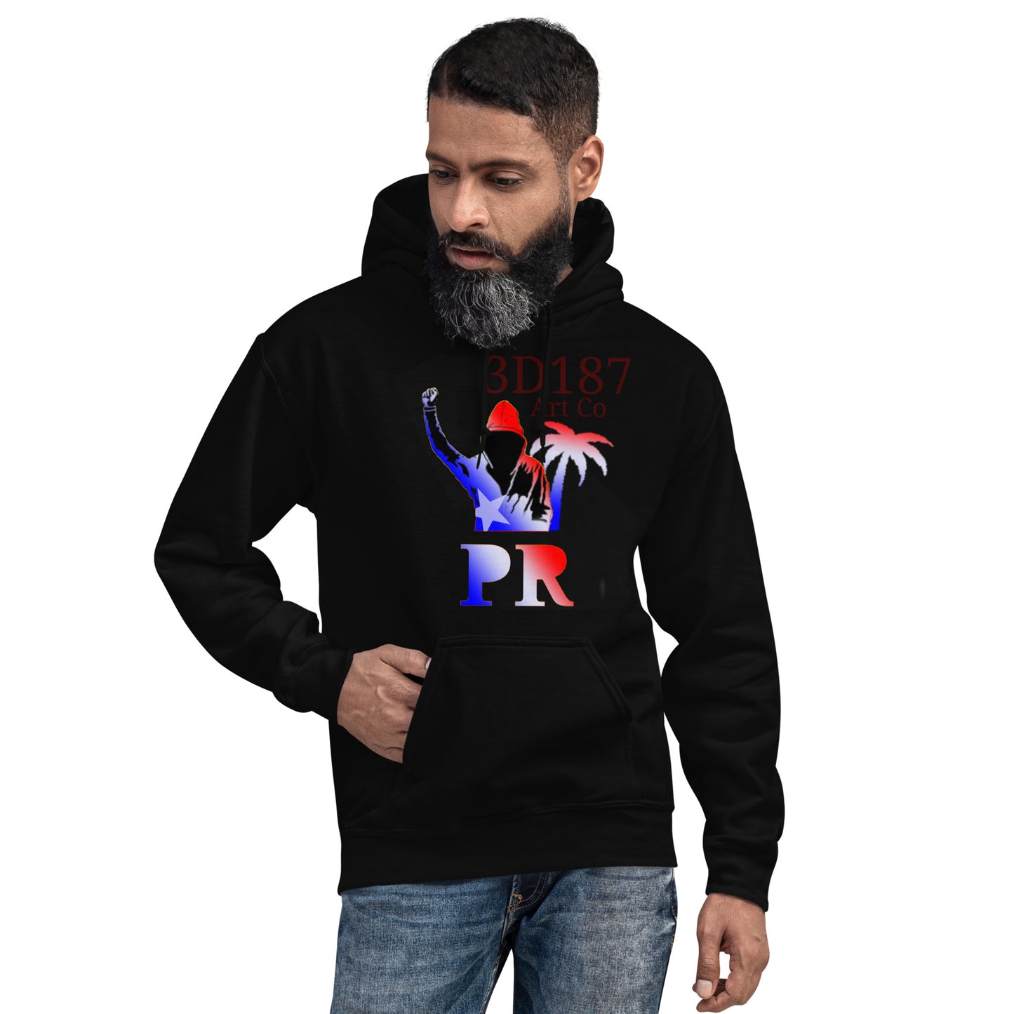 Sudadera con capucha Rise Against Injustice: Puerto Rico